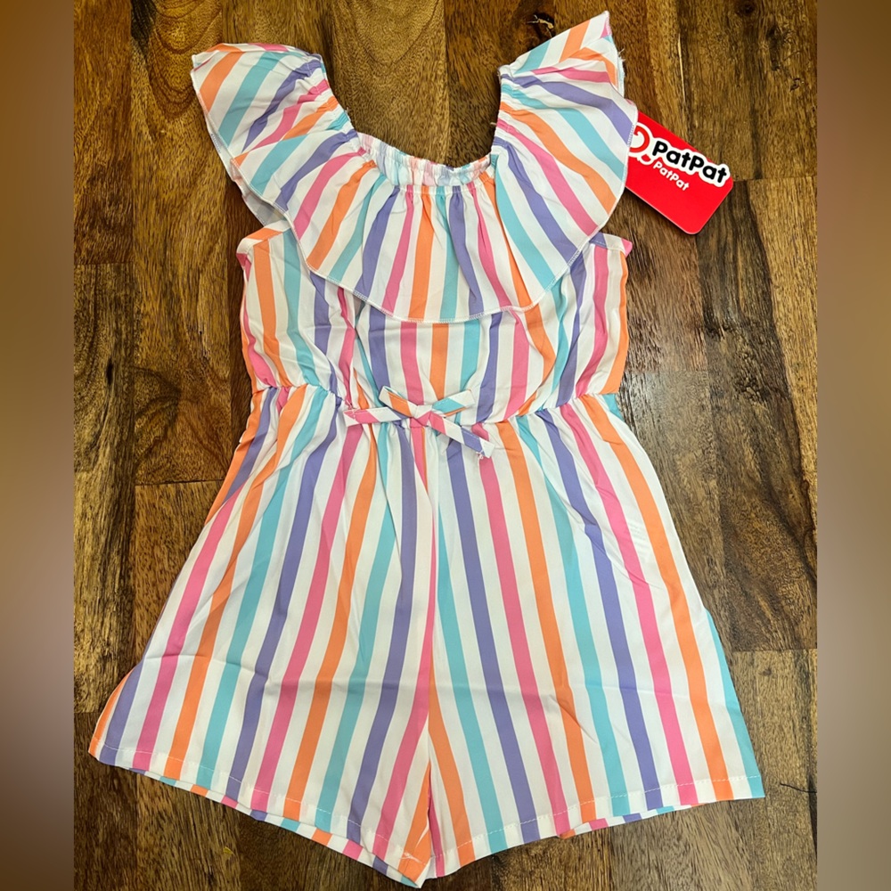 NWT  size 2 romper. Lightweight, soft.  So cute.